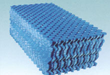 六角蜂窝斜管填料